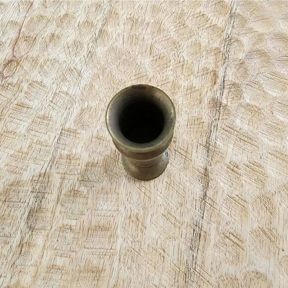 Miniature Brass Vase Vintage - Picture 7 of 8